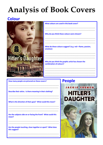 Analysis of book covers - Hitler's Daughter