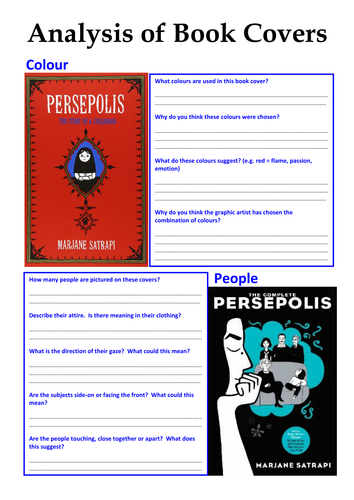 Analysis of book covers - Persepolis