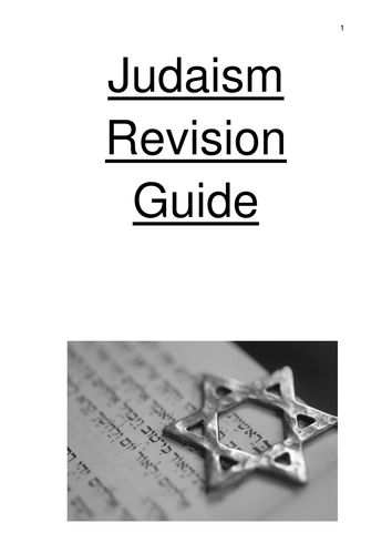 Eduqas Judaism revision guide.