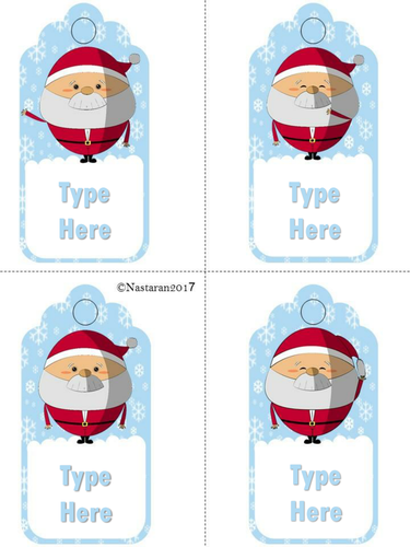 editable-christmas-gift-tags-with-santa-teaching-resources