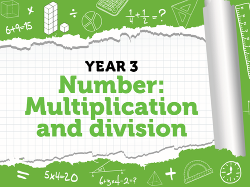 Year 3 – Multiplication and Division – Week 11 – Multiplying by 8, dividing by 8 & the 8 times-table