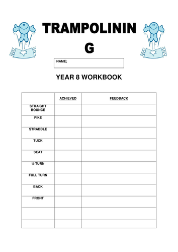 Trampoline Workbook KS3