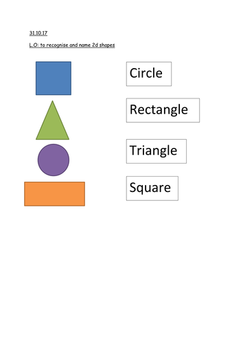 2d shapes | Teaching Resources