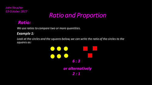 Ratio and Proportion