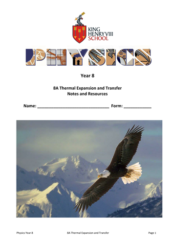 KS3 Physics: Thermal Expansion and Transfer Student's Notes and Resources