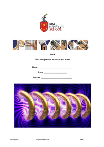 KS3 Physics: Electromagnetism Student's Notes and Resources