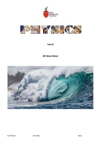 KS3 Physics: Waves Student's Notes