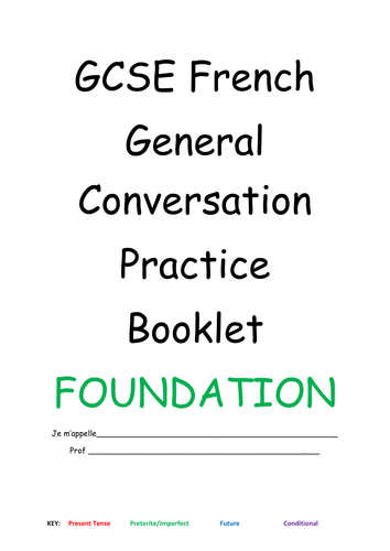 Edexcel French General Conversation Foundation