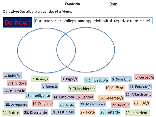 L'amicizia - Friendship