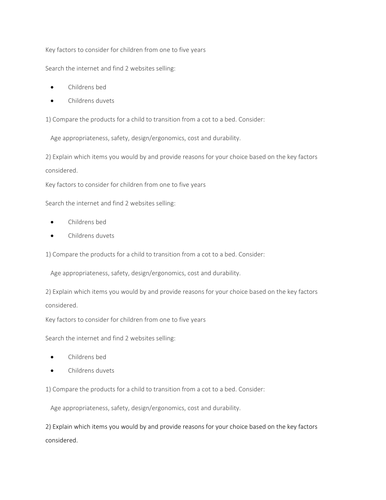 Factors to consider when choosing equipment from 1 to 5 years RO19: LO2.2