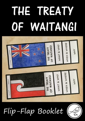 The Treaty of Waitangi - Flip Flap Booklet