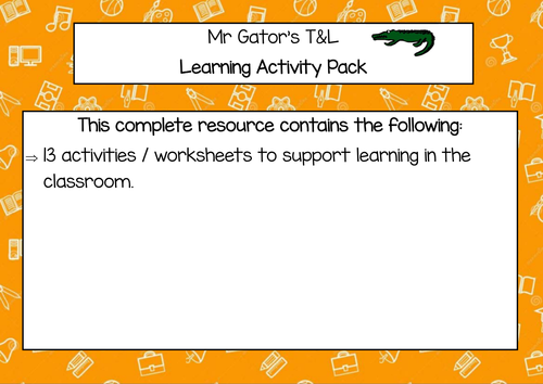 Teaching & Learning Activities