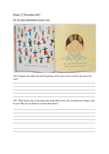 Silly Billy Guided Reading Resources (Anthony Browne)