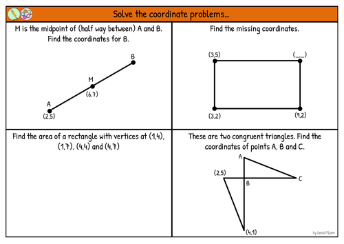 problem solving with coordinates reasoning