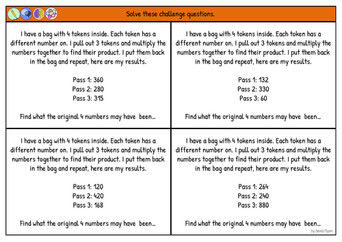 Highest Common Factor problem solving - 4 challenging questions - Mastery