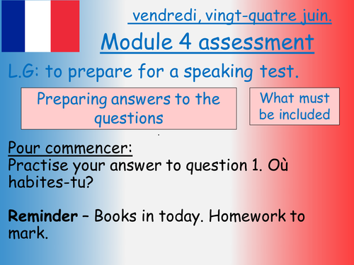 Studio 2 Module 4 Preparation for end of module speaking test