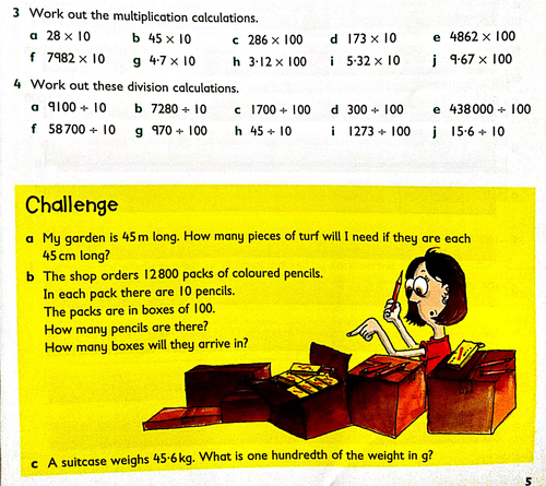 Year 5 And 6 Multiply And Divide By 10 100 And 1000 Teaching Resources