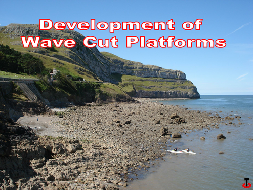 Wave cut platforms