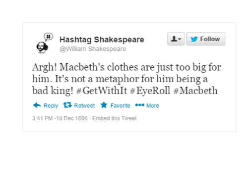 Shakespeare Tweets