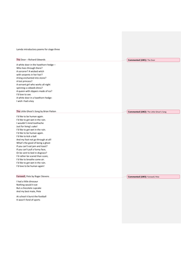 LAMDA Introductory Solo Stage Three