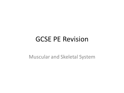 GCSE PE revision (starter or fun quiz to use in lesson)