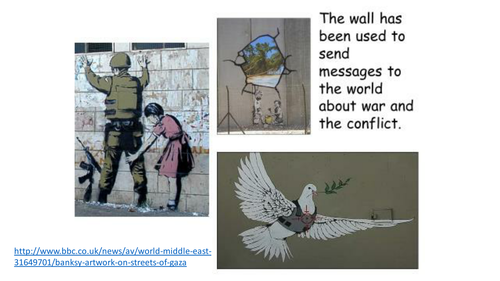 Banksy -Peace and war