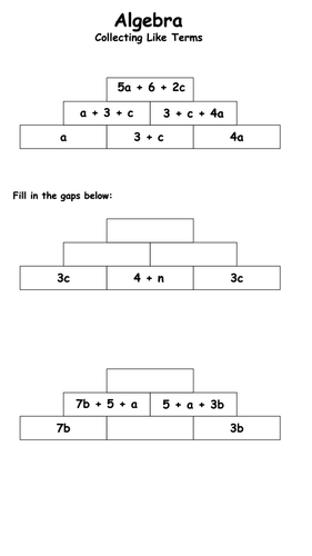 Algebra - Simplifying Equations