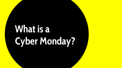 What is a Cyber Monday?