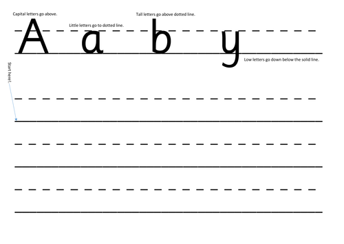 Letter size and formation sheet SmartPal