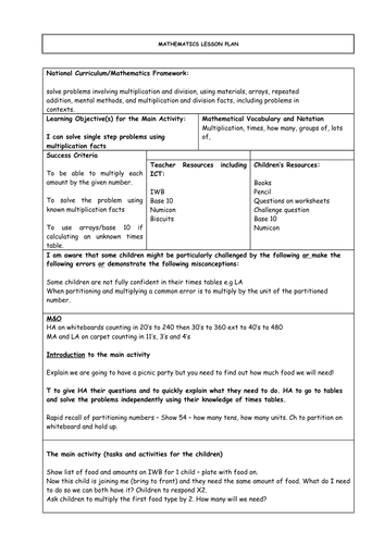 **NEW** Multiplication reasoning and challenge Y2 - Y3