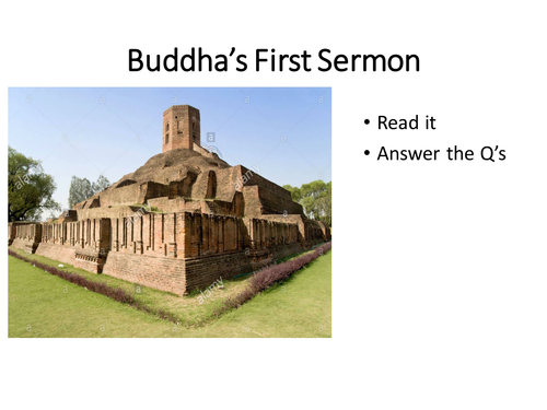 AQA RS A  -Buddhism - Four Noble Truths lessons (1-2)