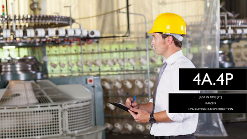 9609 CIE A Level Business 4A.4P Evaluating Lean Production