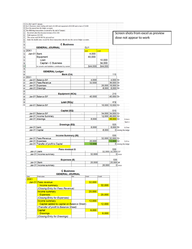 11 x Q + A Journal, ledger, closing entries, income statement, balance iGCSE + AS accounting