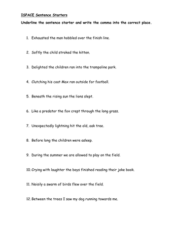 Identifying Fronted Adverbials