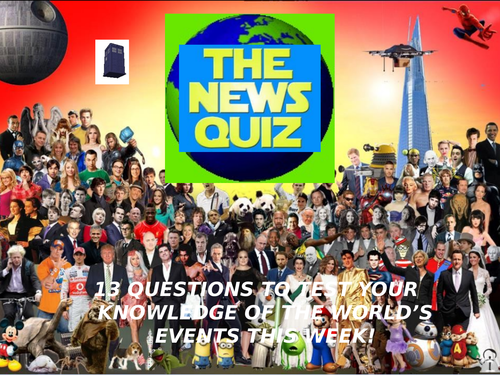 The News Quiz 6th - 13th November 2017 Form Tutor Time Topical Events Settler Starter