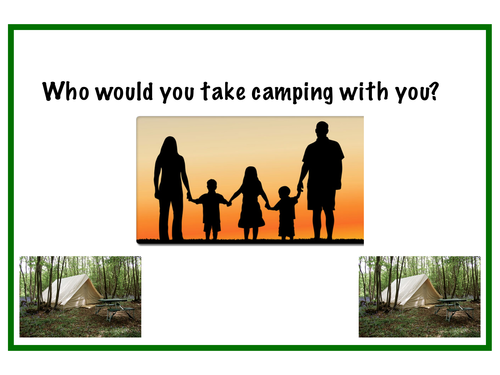 Campsite Roleplay Challenge Cards