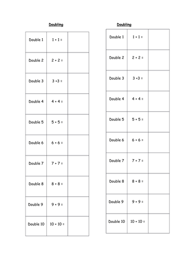 Doubling