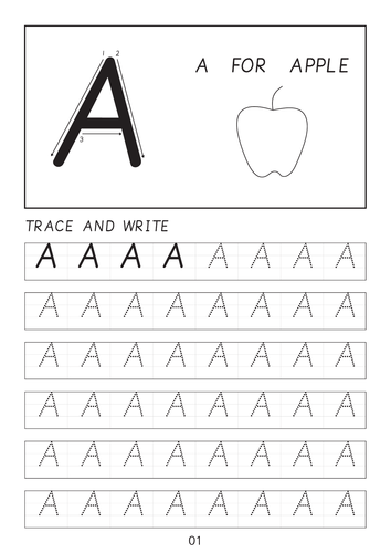 Set of cursive letter A-a to Z-z dot to dot worksheets with pictures ...