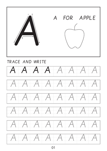 Set of cursive letter A-a to Z-z dot to dot worksheets with pictures