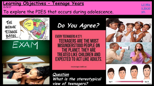 Adolescence Life Stages