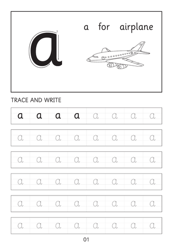 Set Of Simple Small A A To Z Z Dot To Dot Worksheets With Pictures Teaching Resources