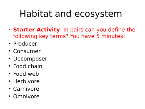 New GCSE Ecology_ Lesson 1_B2 _8.1_Ecosystem.