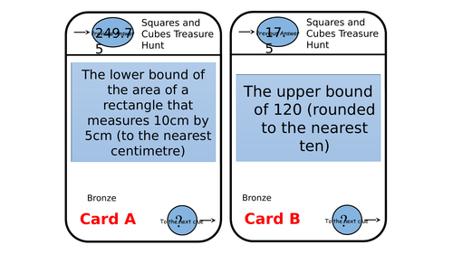 Calculating with Upper & Lower Bounds Treasure Hunt Trail