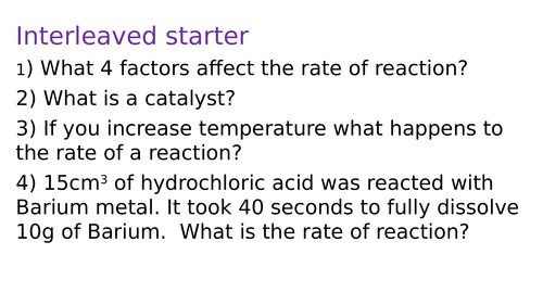 AQA trilogy Chemistry formulations lesson