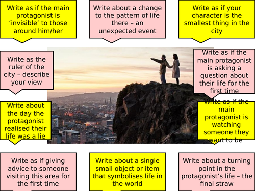 KS4 Fiction Writing - response to an image