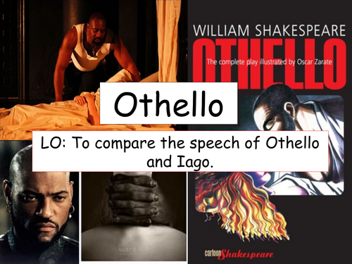 Comparing the speech of Iago and Othello