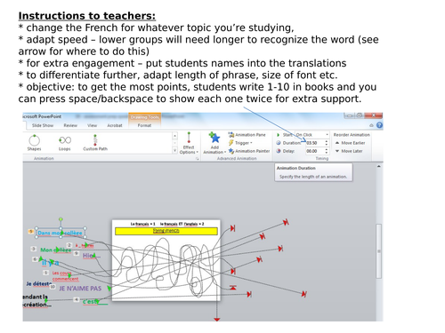 MFL Spanish/ French games/activities developed to aid BOYS ENGAGEMENT