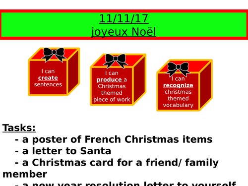 Spanish/ French Christmas activities - 4 choices