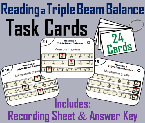 triple beam balance worksheet