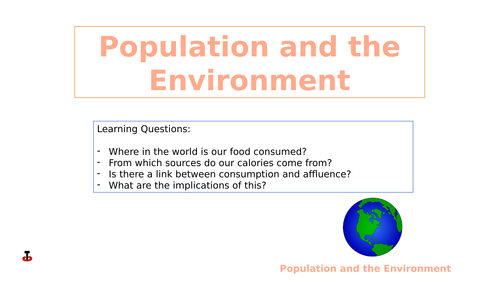 Global patterns of food consumption